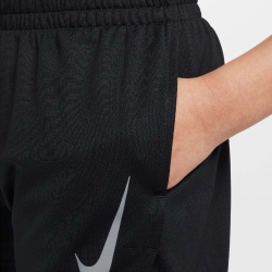 NIKE Multi Dri-FIT Split Shorts Jungen 010 - black/black/reflective silv S (128-137 cm)