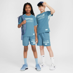 NIKE Multi Dri-FIT T-Shirt Kinder 006 - smokey blue/glacier blue S (128-137 cm)