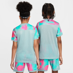 NIKE Academy+ Dri-FIT kurzarm Trainingsshirt Kinder 646 - hyper pink/ocean cube/dynamic turq/black M (137-147 cm)