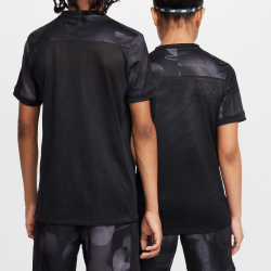 NIKE Academy+ Dri-FIT kurzarm Trainingsshirt Kinder 010 - dark grey/black/anthracite/white L (147-158 cm)