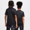 NIKE Academy+ Dri-FIT kurzarm Trainingsshirt Kinder 010 - dark grey/black/anthracite/white L (147-158 cm)