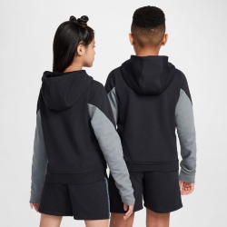 NIKE Dri-FIT Hoodie Kinder 010 - black/smoke grey/white S...