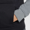 NIKE Dri-FIT Hoodie Kinder 010 - black/smoke grey/white S (128-137 cm)