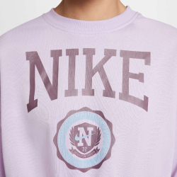 NIKE Sportswear Club Boxy Crewneck Sweatshirt Mädchen 537 - doll/taupe grey S (128-137 cm)