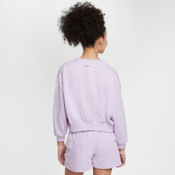 NIKE Sportswear Club Boxy Crewneck Sweatshirt Mädchen 537 - doll/taupe grey S (128-137 cm)