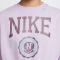 NIKE Sportswear Club Boxy Crewneck Sweatshirt Mädchen 537 - doll/taupe grey S (128-137 cm)