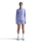 NIKE Swoosh Mid Layer 1/2-Zip Laufshirt Damen 533 - lilac ice S
