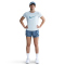 NIKE One Swoosh Dri-FIT kurzarm Laufshirt Damen 423 - blue tint S