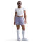 NIKE Sportswear Club Fleece French Terry Mid-Waist 4" Graphic Shorts Damen 533 - lilac ice S