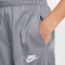 NIKE Sportswear Club Woven Jogginghose Kinder 084 - smoke grey/white L (147-158 cm)