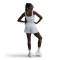 NIKE Sportswear Chill French Terry Mid-Waist 4" Shorts Damen 051 - birch heather/lt orewood brn XS