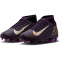 NIKE Jr. Mercurial Superfly Club Kylian Mbappé FG/MG Fußballschuhe Kinder 500 - grand purple/pale ivory 33.5