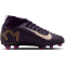 NIKE Jr. Mercurial Superfly Club Kylian Mbappé FG/MG Fußballschuhe Kinder 500 - grand purple/pale ivory 33.5
