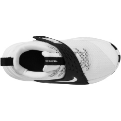 NIKE Team Hustle D Basketballschuhe Kinder 101 - white/white-black 32