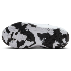 NIKE Team Hustle D Basketballschuhe Kinder 101 - white/white-black 32