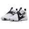 NIKE Team Hustle D Basketballschuhe Kinder 101 - white/white-black 32