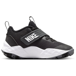 NIKE Team Hustle D Basketballschuhe Kinder 002 - black/white-anthracite 28