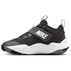 NIKE Team Hustle D Basketballschuhe Kinder 002 - black/white-anthracite 32