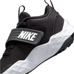 NIKE Team Hustle D Basketballschuhe Kinder 002 - black/white-anthracite 32