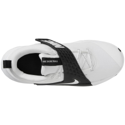 NIKE Team Hustle D Basketballschuhe Kinder 101 - white/white-black 36.5