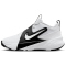 NIKE Team Hustle D Basketballschuhe Kinder 101 - white/white-black 36.5