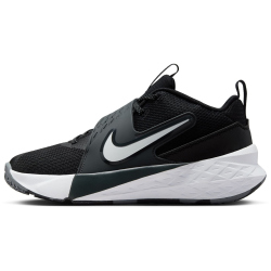 NIKE Team Hustle D Basketballschuhe Kinder 002 - black/white-anthracite 36.5