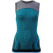 UYN Alpha Running ärmelloses Laufshirt Damen surf/paloma L