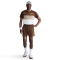 NIKE Court Advantage kurzarm Tennisshirt Herren 259 - cacao wow/white/white S
