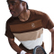 NIKE Court Advantage kurzarm Tennisshirt Herren 259 - cacao wow/white/white S