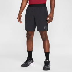 NIKE Court Advantage Dri-FIT 8" Tennisshorts Herren 010 - black/white XL