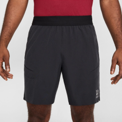NIKE Court Advantage Dri-FIT 8" Tennisshorts Herren 010 - black/white XL
