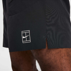 NIKE Court Advantage Dri-FIT 8" Tennisshorts Herren 010 - black/white XL