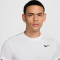 NIKE Court Victory Dri-FIT kurzarm Tennisshirt Herren 100 - white/black S