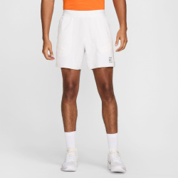 NIKE Court Advantage Dri-FIT 6" Tennisshorts Herren 100 - white/black S