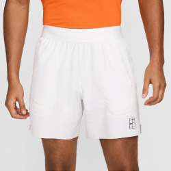 NIKE Court Advantage Dri-FIT 6" Tennisshorts Herren 100 - white/black S