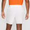 NIKE Court Advantage Dri-FIT 6" Tennisshorts Herren 100 - white/black L