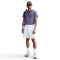 NIKE Court Advantage Dri-FIT kurzarm Tennisshirt Herren 527 - dusty amethyst/deep night L