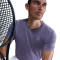 NIKE Court Advantage Dri-FIT kurzarm Tennisshirt Herren 527 - dusty amethyst/deep night L