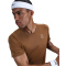 NIKE Court Advantage Dri-FIT kurzarm Tennisshirt Herren 281 - lt british tan/psychic blue S