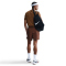 NIKE Court Advantage Dri-FIT kurzarm Tennisshirt Herren 281 - lt british tan/psychic blue S