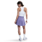 NIKE Court Ace Advantage Dri-FIT High-Waist Tennisrock Damen 527 - dusty amethyst/dusty amethyst S