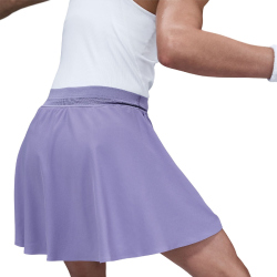 NIKE Court Ace Advantage Dri-FIT High-Waist Tennisrock Damen 527 - dusty amethyst/dusty amethyst M