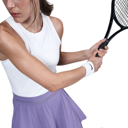 NIKE Court Ace Advantage Dri-FIT High-Waist Tennisrock Damen 527 - dusty amethyst/dusty amethyst M
