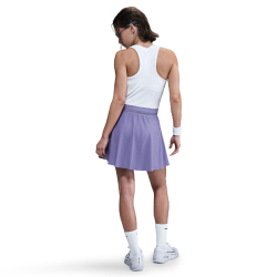 NIKE Court Ace Advantage Dri-FIT High-Waist Tennisrock Damen 527 - dusty amethyst/dusty amethyst M