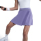 NIKE Court Ace Advantage Dri-FIT High-Waist Tennisrock Damen 527 - dusty amethyst/dusty amethyst M
