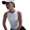 NIKE Court Advantage Dri-FIT Tennis Tanktop Damen 100 - white/white L