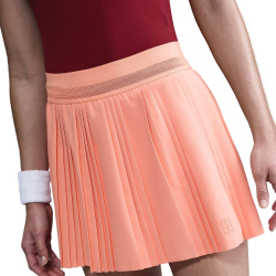 NIKE Court Ace Advantage High-Waist Falten-Tennisrock Damen 844 - apricot agate/apricot agate L