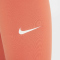 NIKE One Dri-FIT Tights Mädchen 812 - madder root/white L (146-156 cm)