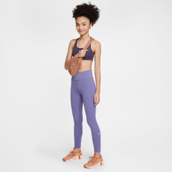 NIKE One Dri-FIT Tights Mädchen 527 - dusty amethyst/white L (146-156 cm)