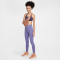 NIKE One Dri-FIT Tights Mädchen 527 - dusty amethyst/white L (146-156 cm)